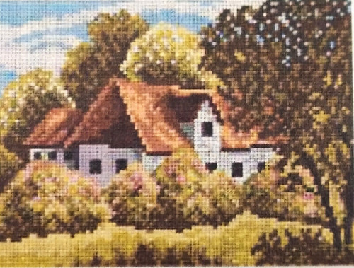 Quadro canovaccio mezzo - canovaccio, punto