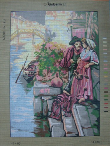 Canovaccio mezzopunto mezzo