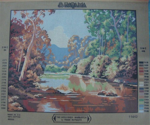 Canovaccio mezzopunto mezzo