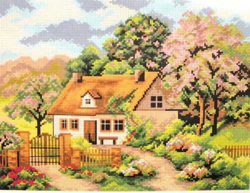 Quadro canovaccio mezzo punto - quadro,