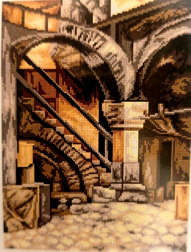 Quadro canovaccio mezzo punto - canovaccio,